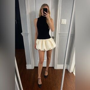 Turtleneck bubble dress